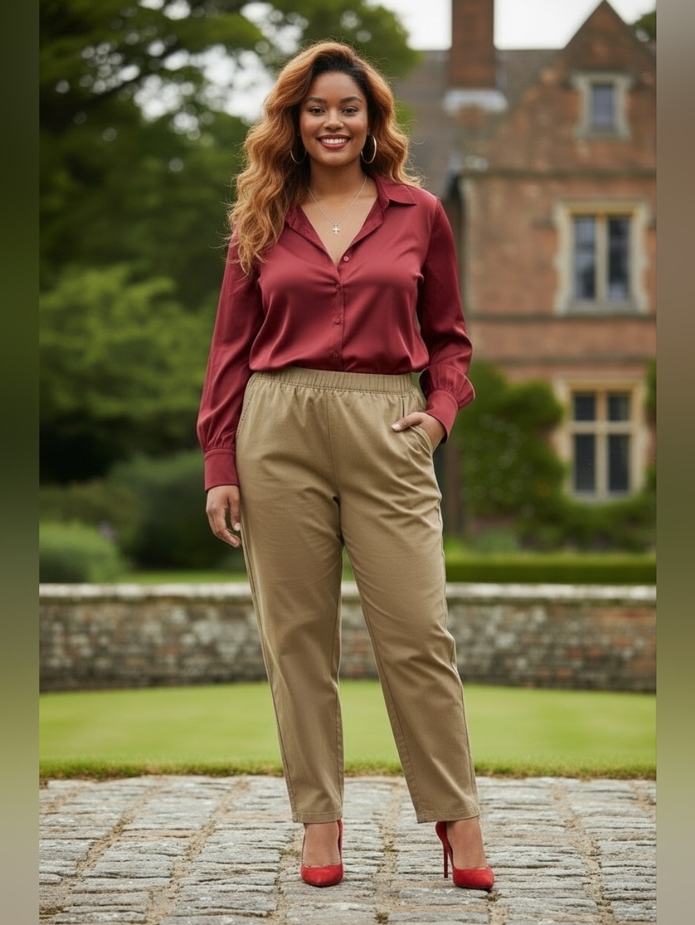 Avalanche Women's Tan Chinos